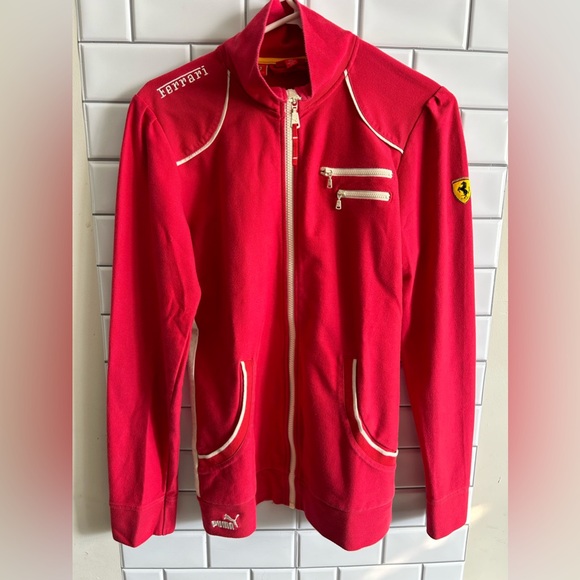 Puma Ferrari Women’s Jacket/ Red/ Size XL - Picture 14 of 15